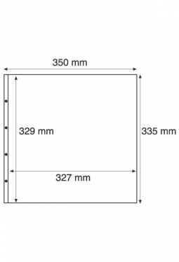 Kunststoffhüllen MAXIMUM, für Bogen oben offen, 5er Pack